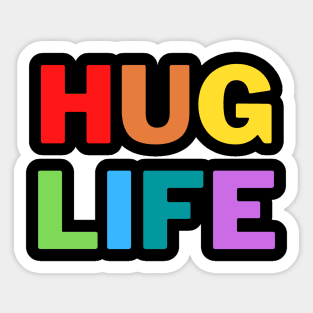 Hugs Not Thugs Sticker